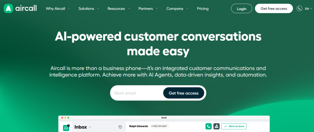 aircall - Talkdesk Alternatives
