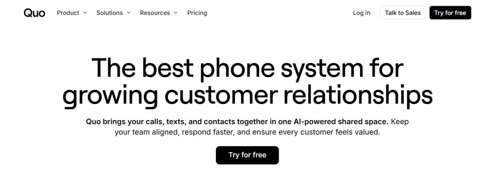 quo - RingCentral Alternatives

