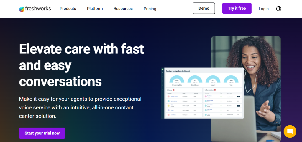 freshcaller - Talkdesk Alternatives