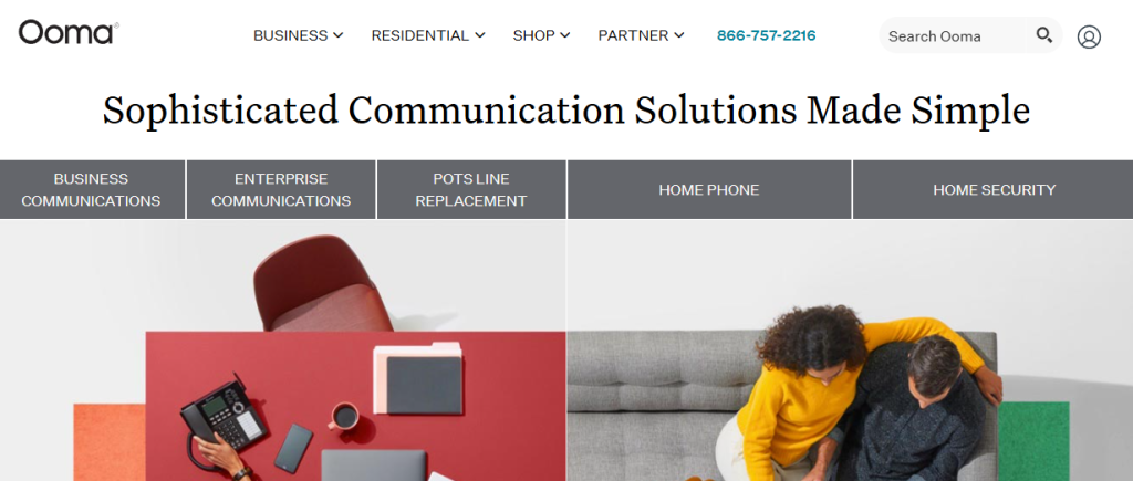 ooma - RingCentral Alternatives

