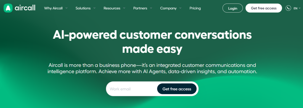 air call - Zoom Phone Alternatives