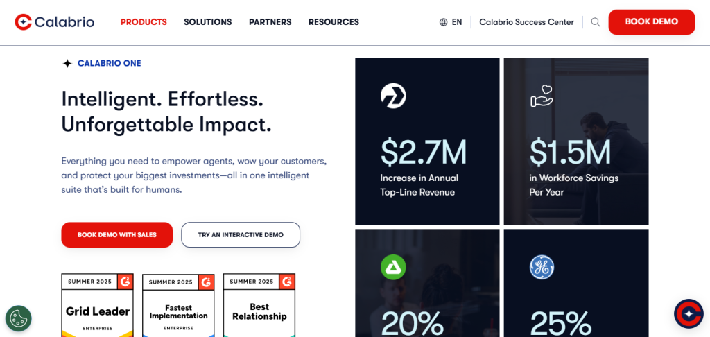 calabrio one -  Talkdesk Chatbot