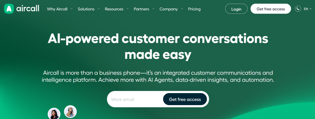aircall - Top IVR Companies
