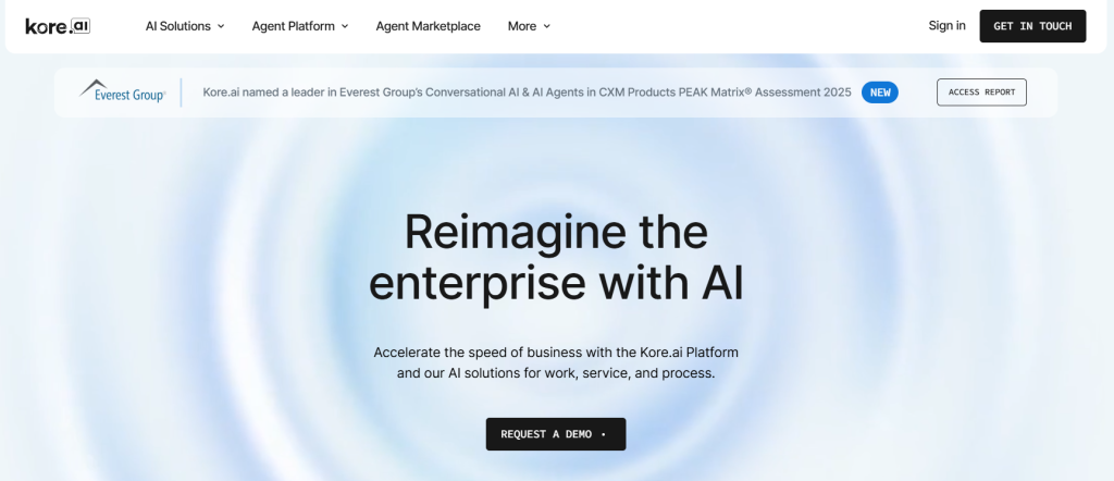 kore ai - Voicebot Software
