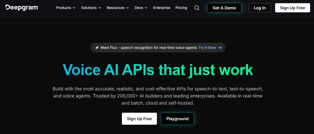 deepgram - Voicebot Software
