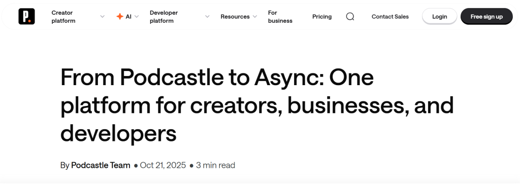 podcastle - Voicebot Software
