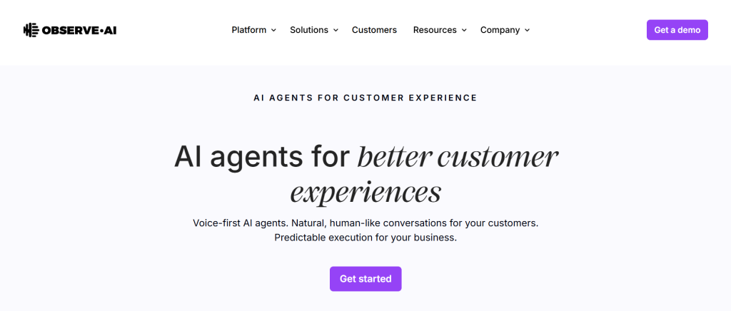 observe ai - Voicebot Software
