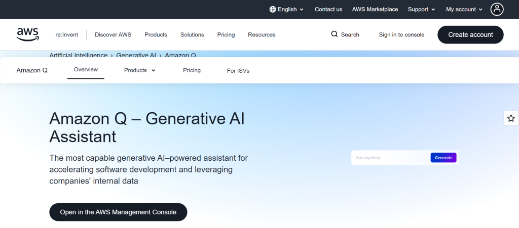 amazon q - Voice Bot Solutions
