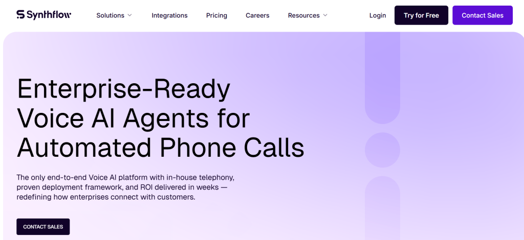 synthflow - Voice Bot Solutions
