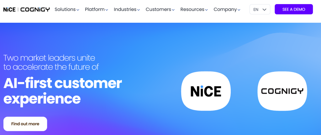 cognigy - Voice Bot Solutions
