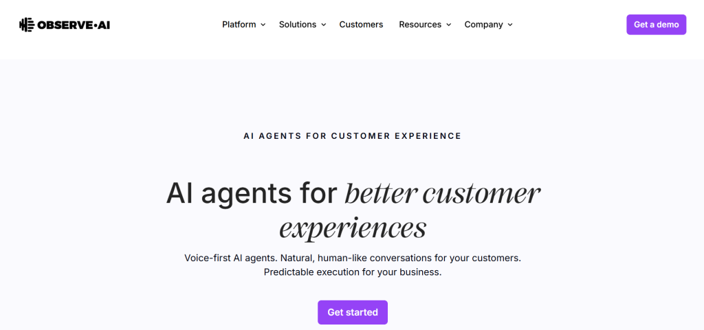 observe ai - Voice Bot Solutions
