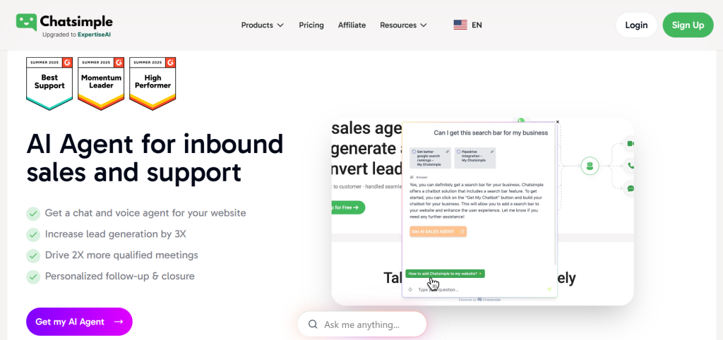 chatsimple - Voice Bot Solutions
