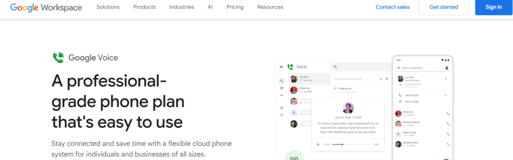 google voice - Zoom Phone Alternatives
