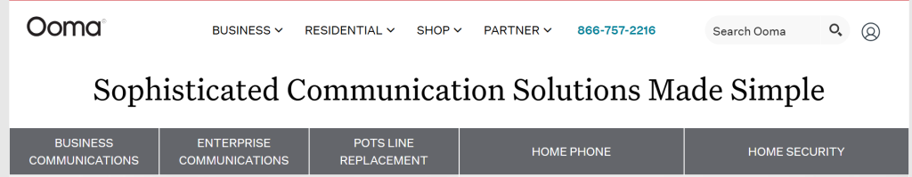 ooma - Operator VoIP
