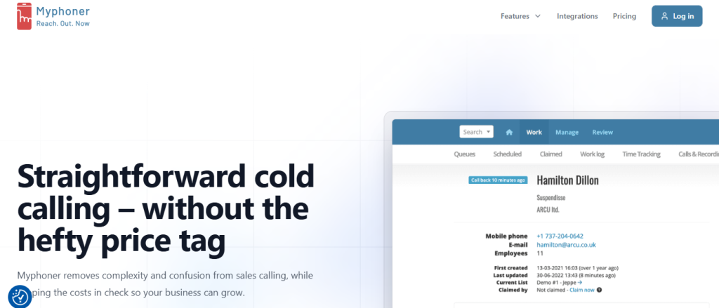 my phoner - Sales Call Automation

