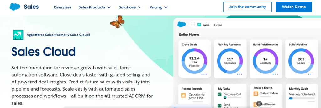 salesforce cloud - Sales Call Automation
