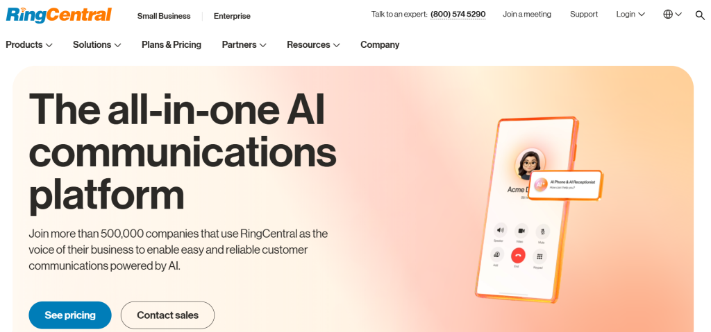 ring central - Operator VoIP
