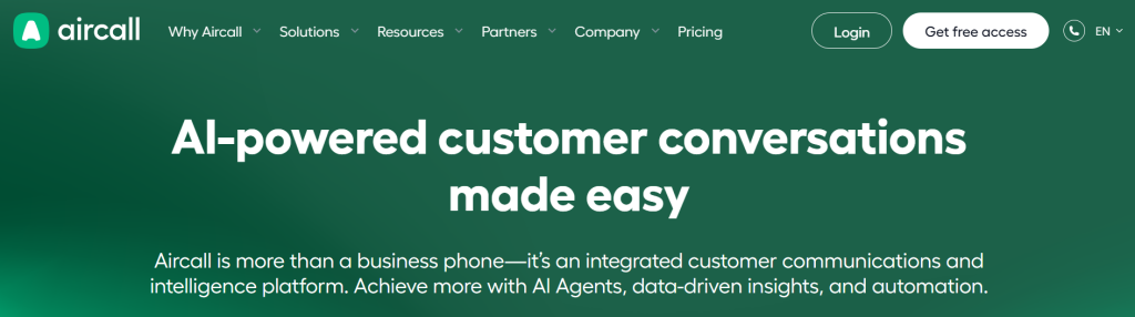 aircall - Small Business Call Routing
