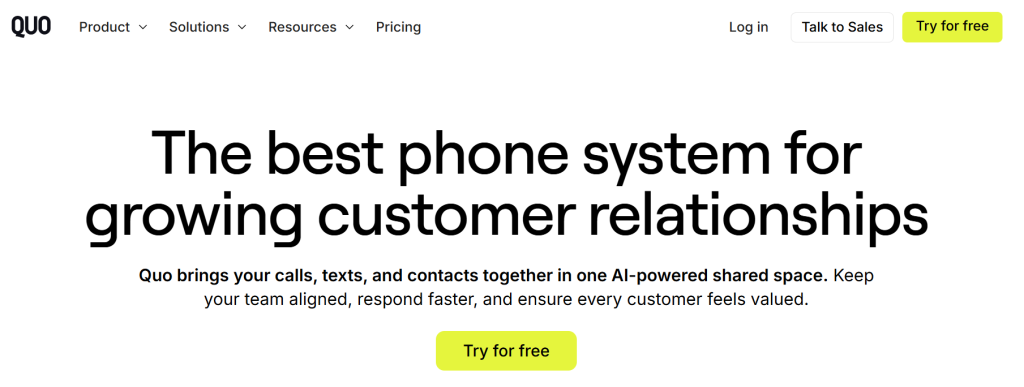 quo - Talkroute Alternatives