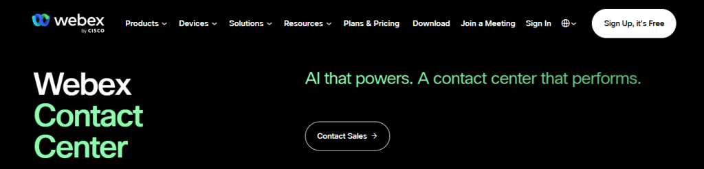 webex - Talkdesk Chatbot