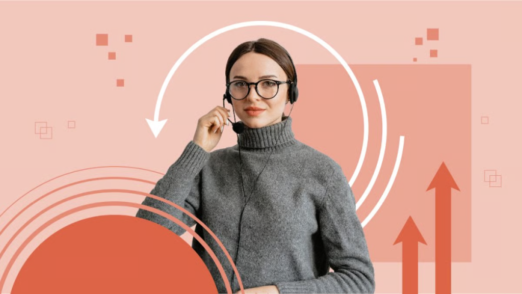 woman customer support agent - Call Center Attrition