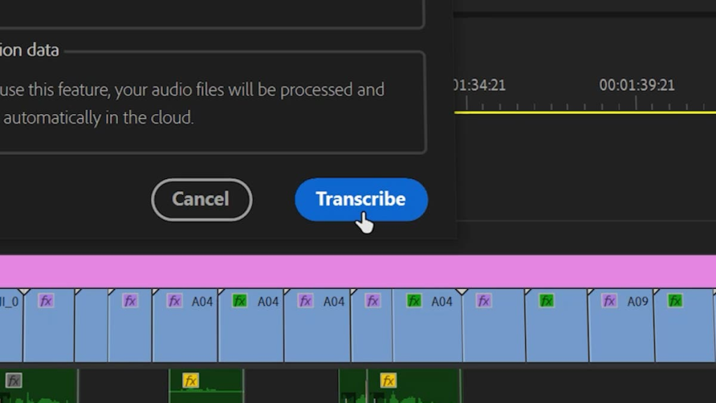 Transcribing Video - Premiere Pro Text to Speech
