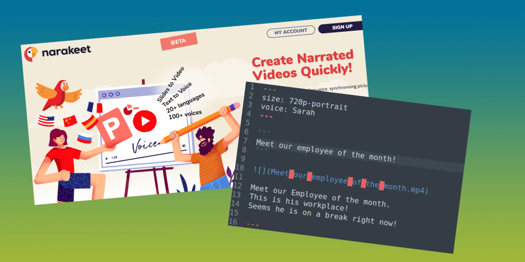 Narakeet: AI Voicemail Greeting Generator