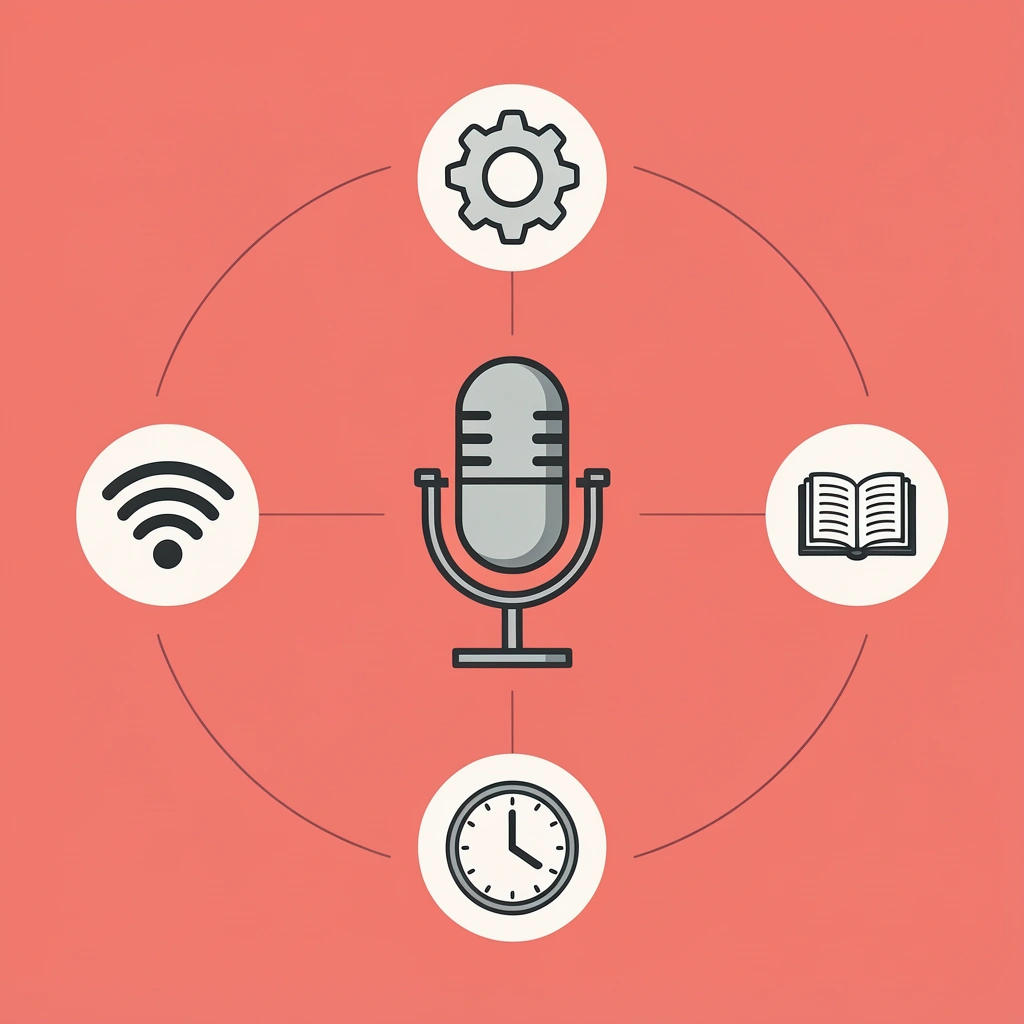 Central OpenClaw icon connected to voice engine, audio output, voice control, and professional features - OpenClaw Text to Speech
