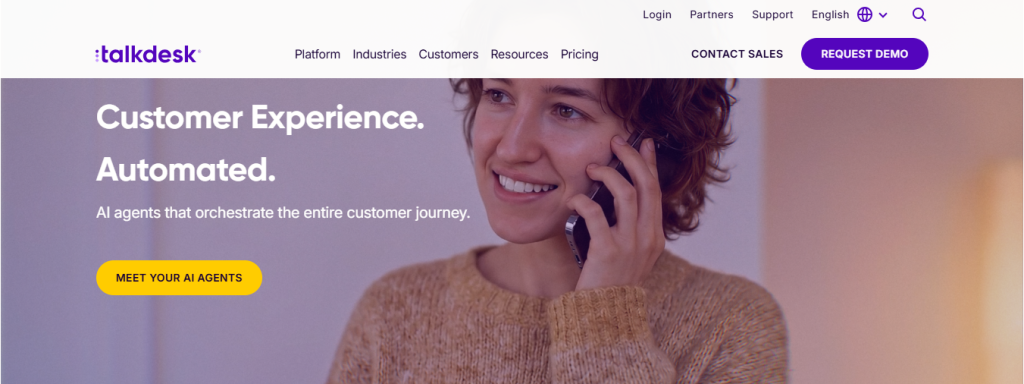 talk desk -  Best Contact Center Infrastructure Software

