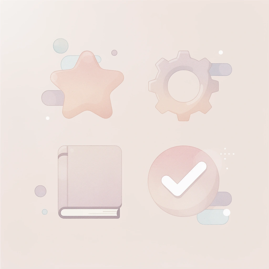 Four icons representing key factors for selecting answering services - Best Answering Service for Property Management
