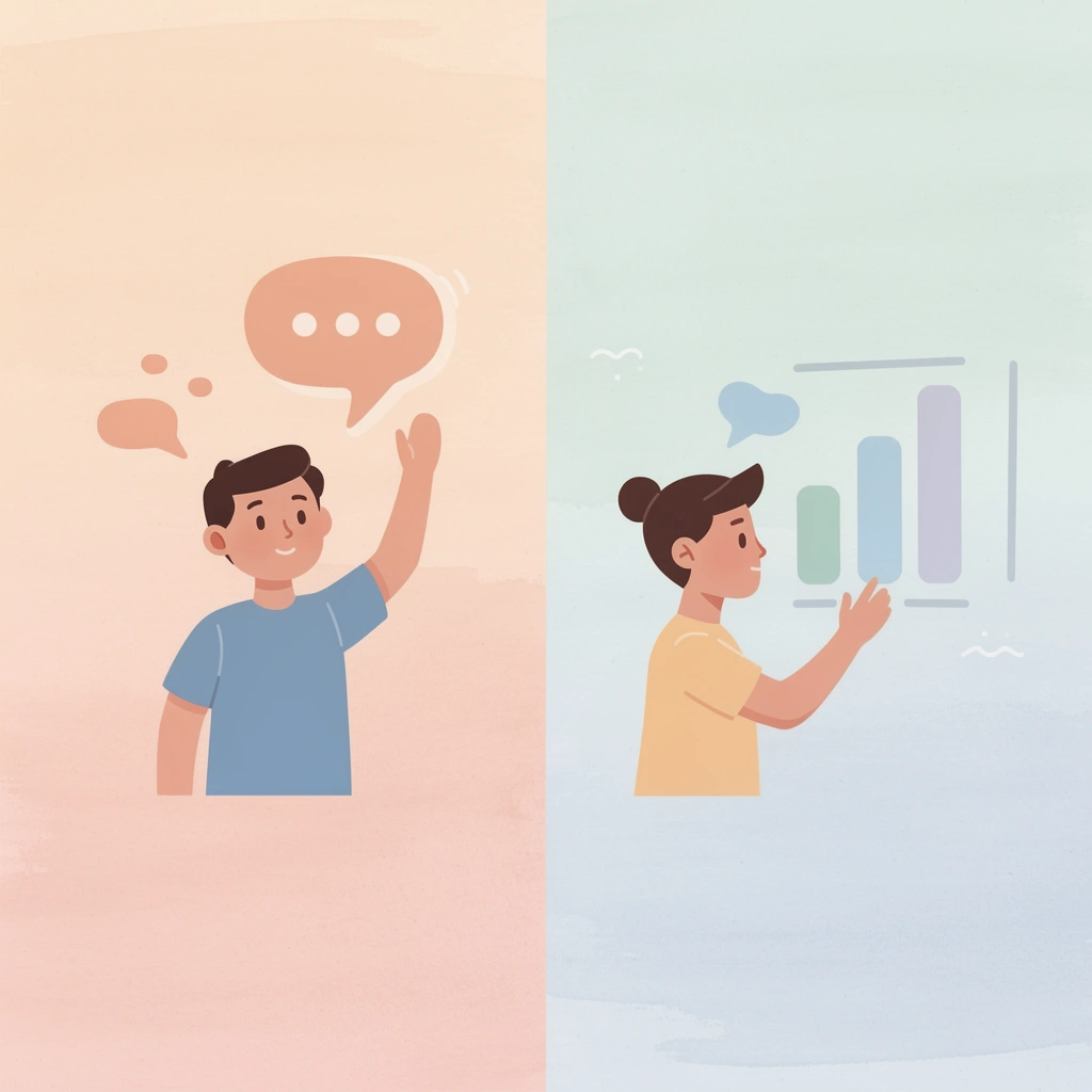 Split scene showing manual call handling versus AI automation - Best Answering Service for Property Management
