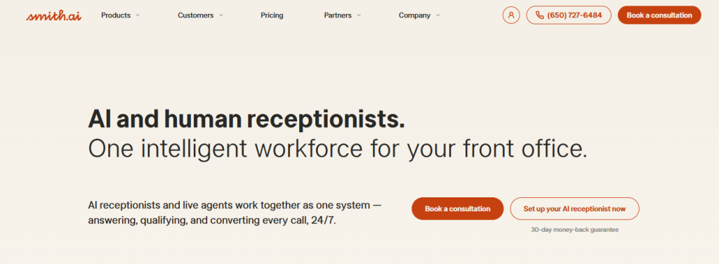 smith ai - Best Answering Service for Property Management
