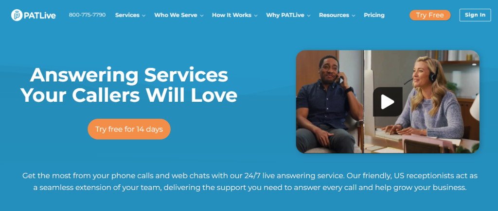 patlive - Best Answering Service for Property Management
