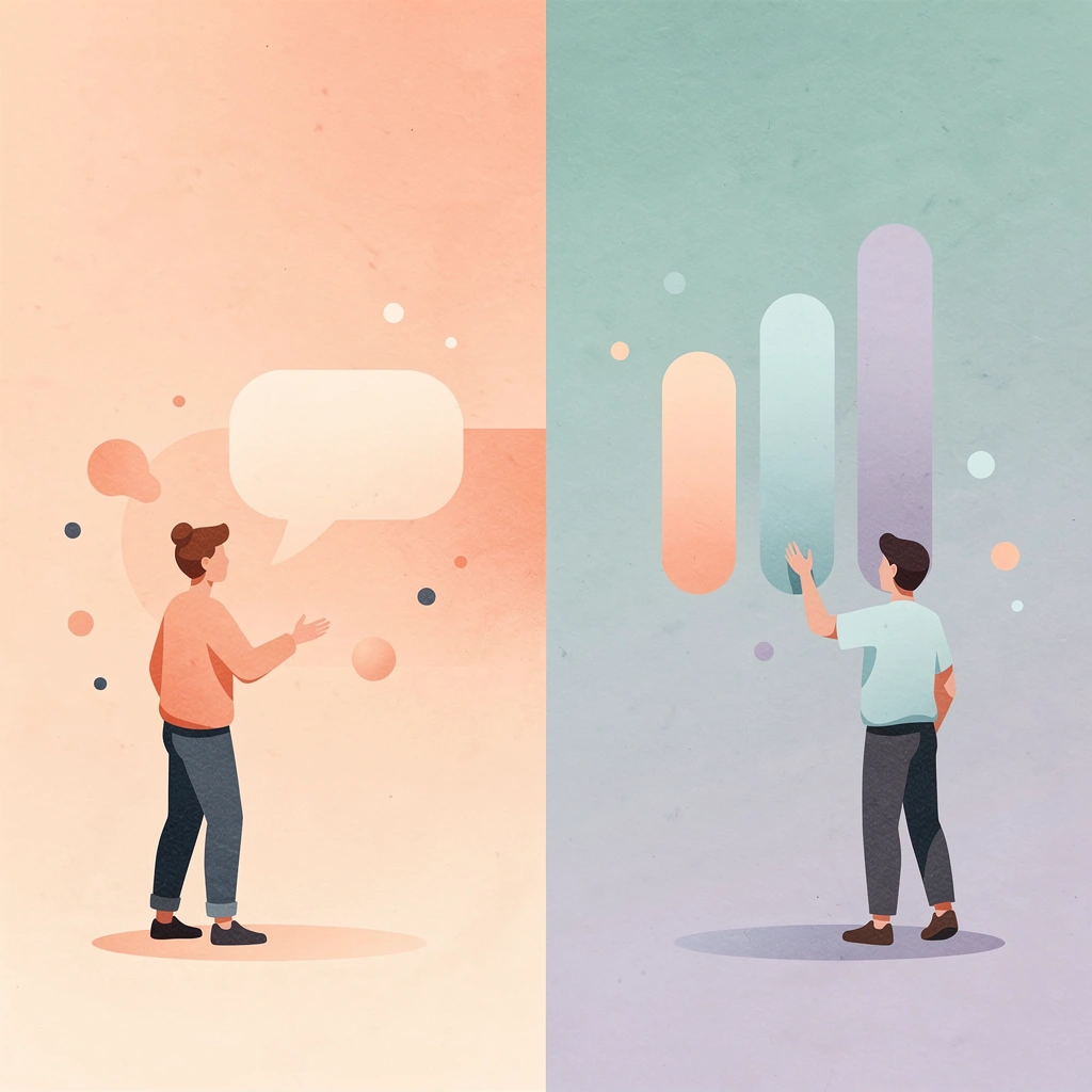 Split scene illustration showing contrast between past and present medical practice operations - Automated Medical Answering Services
