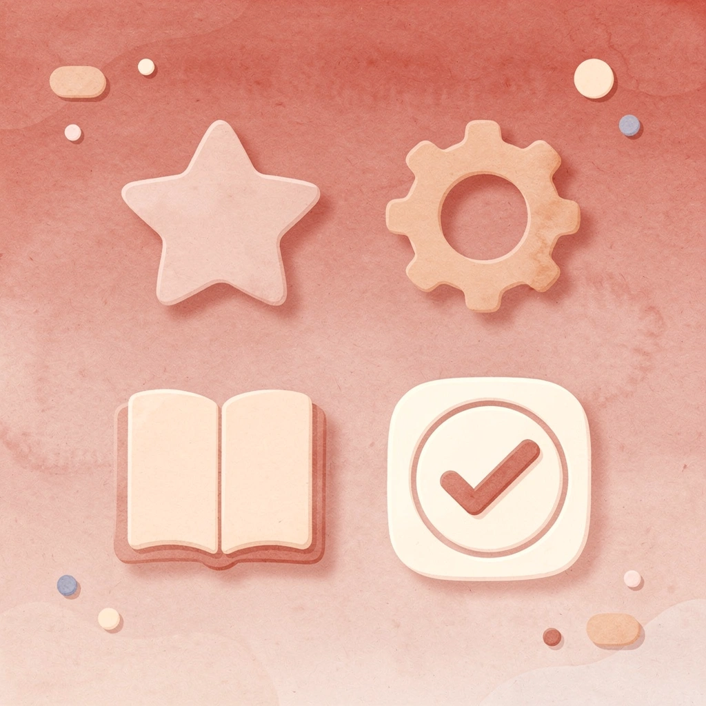 Four icons representing the critical factors for choosing automated medical answering services - Automated Medical Answering Services