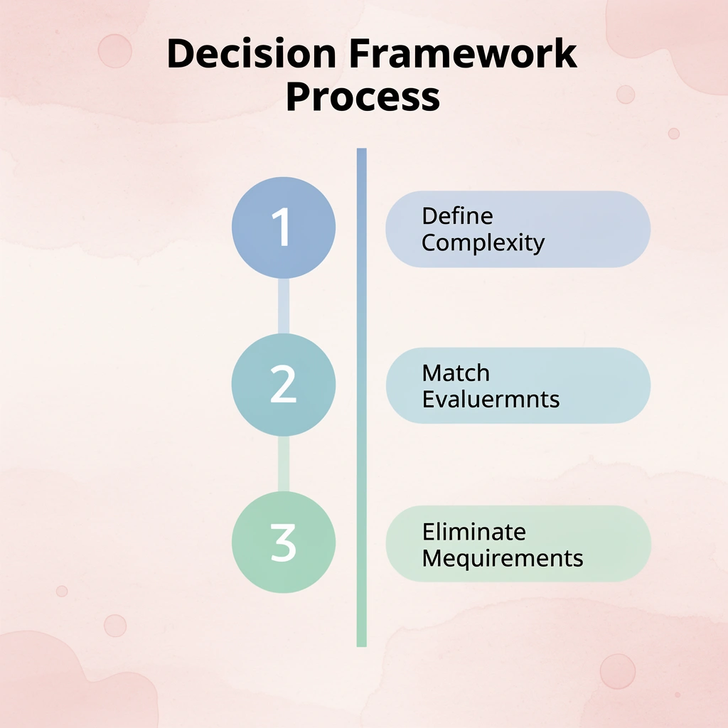 Four-step decision framework process for choosing call scripting software - Call Scripting Software
