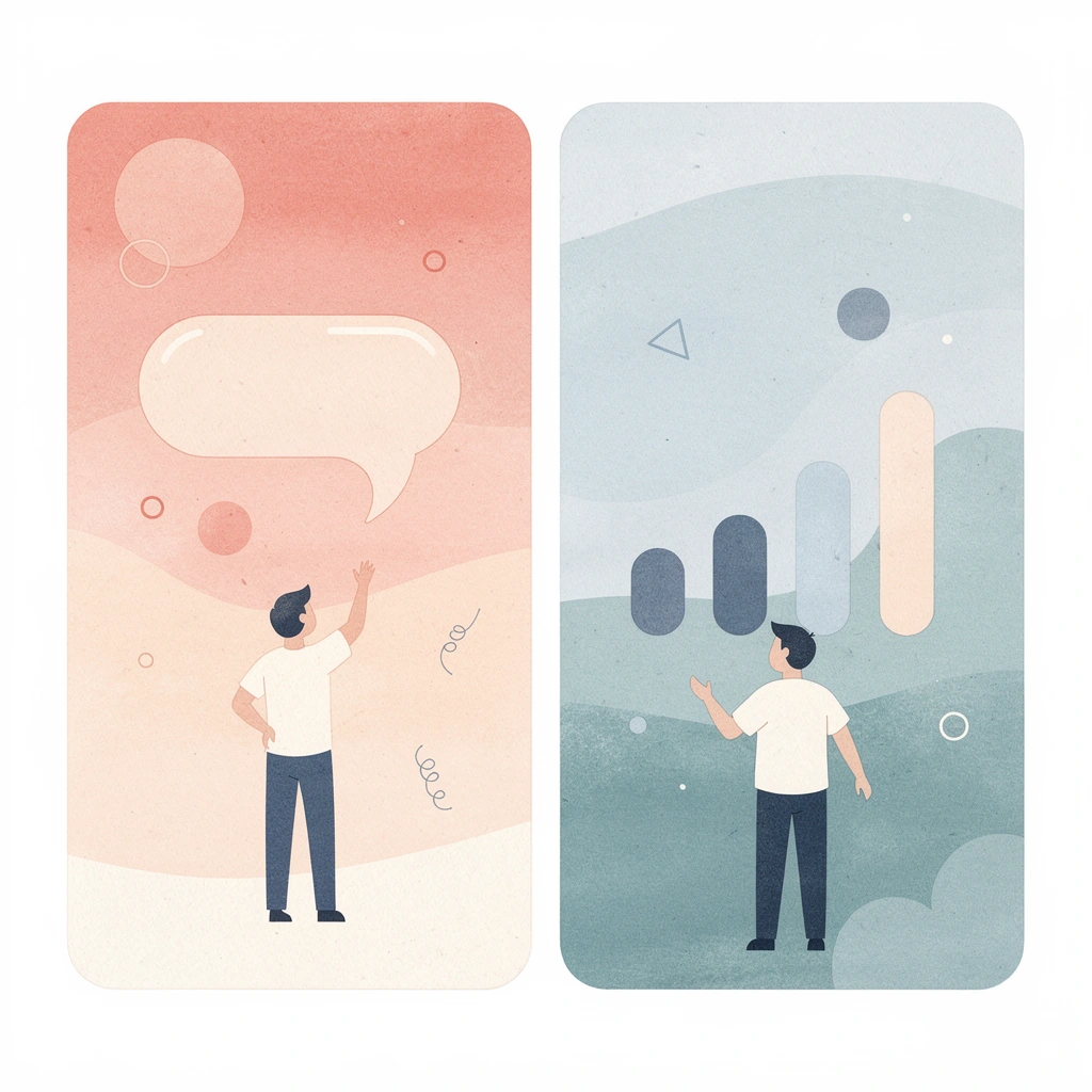 Split scene showing effective versus ineffective phone call handling