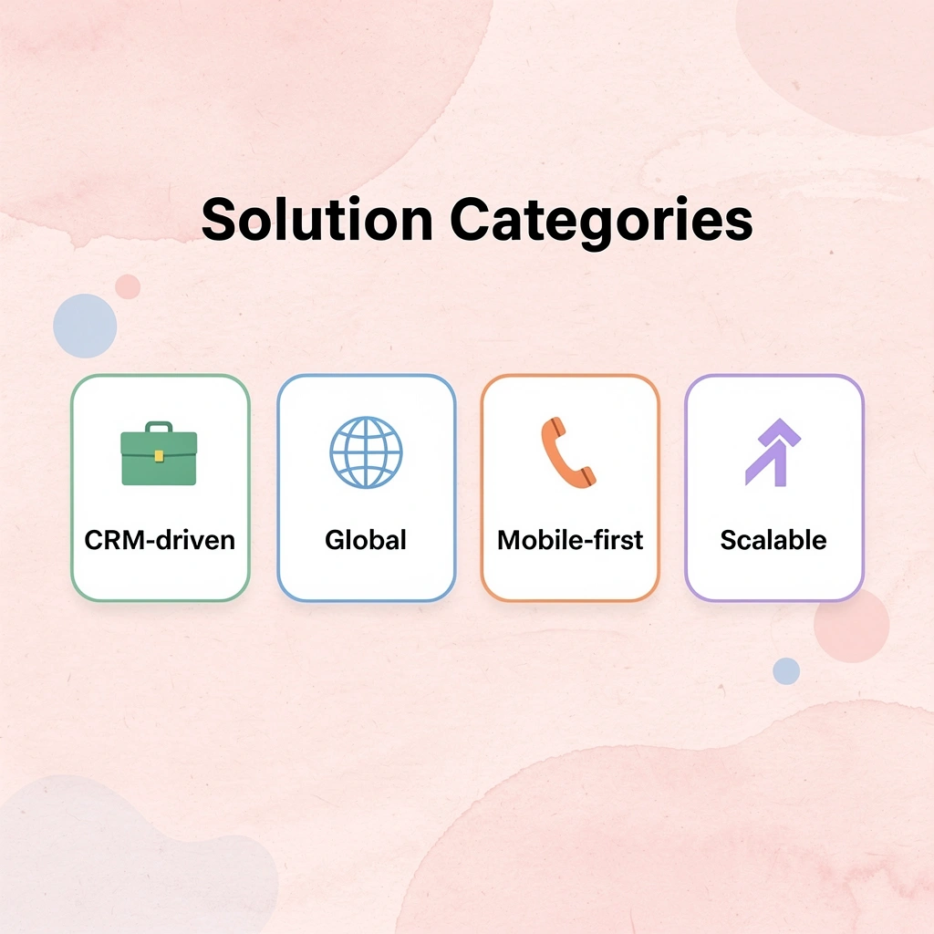 Four solution categories for communication platforms - Dialpad Alternatives
