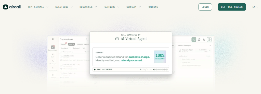 air call - Dialpad Alternatives
