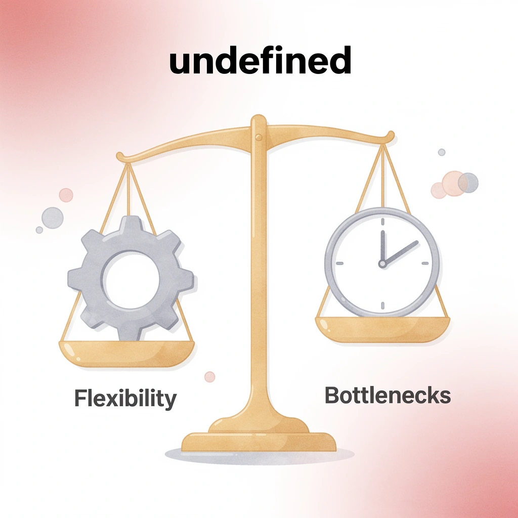 Scale weighing flexibility against bottlenecks - Smith.ai Alternatives
