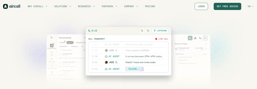 aircall - CloudTalk Alternatives
