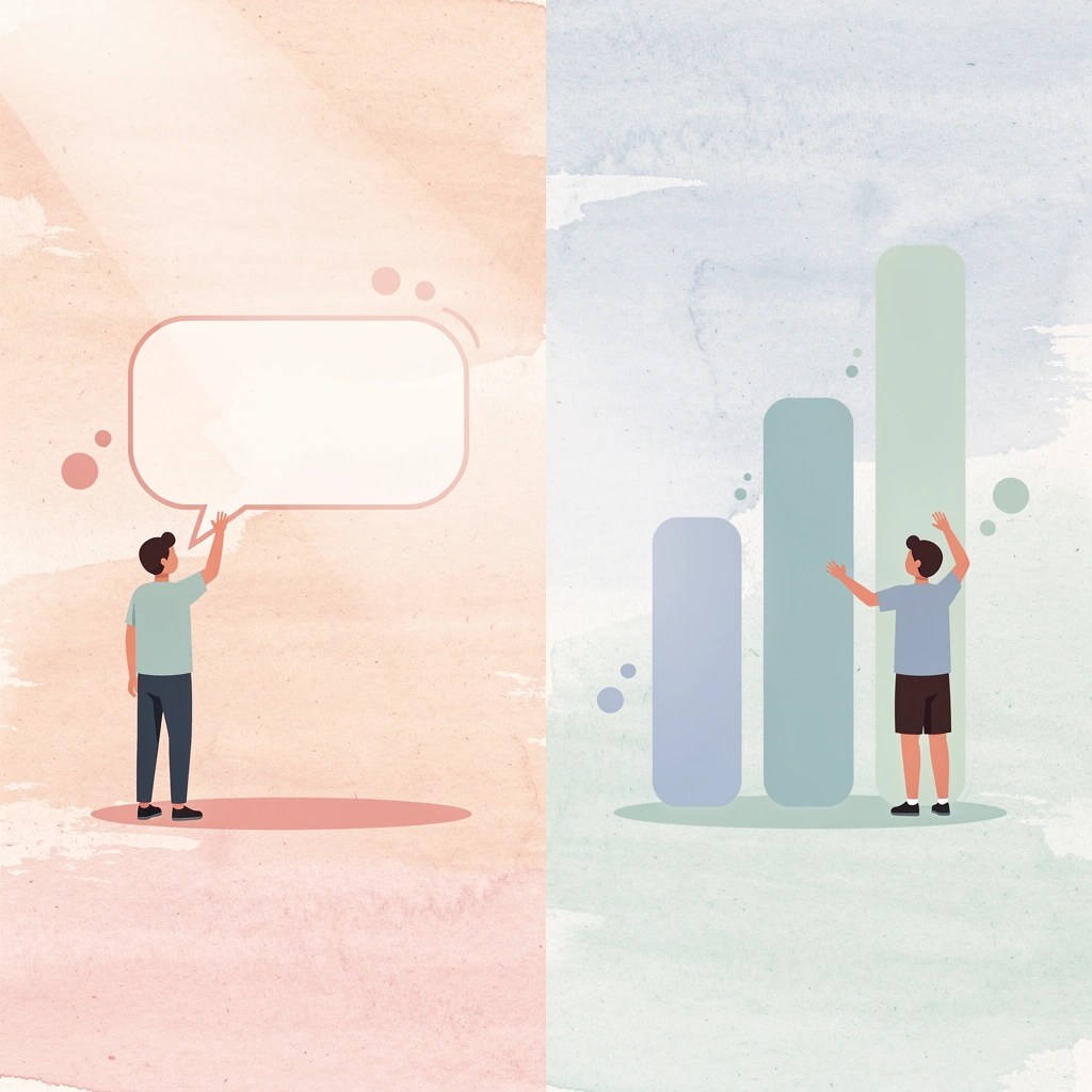 Split scene showing pricing table analysis versus real-world platform usage - Nextiva vs Ringcentral