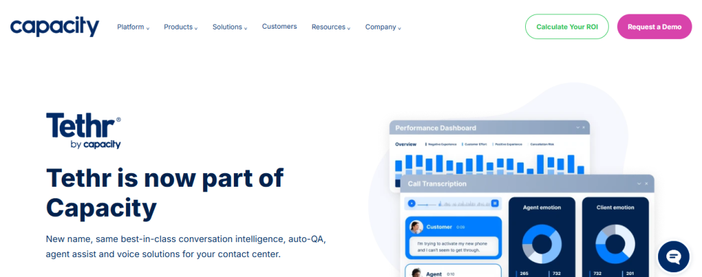 tethr - Observe.ai Competitors
