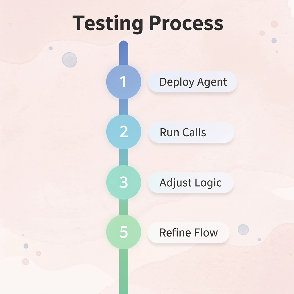 Step-by-step process for testing voice AI automation - How to Automate Phone Calls
