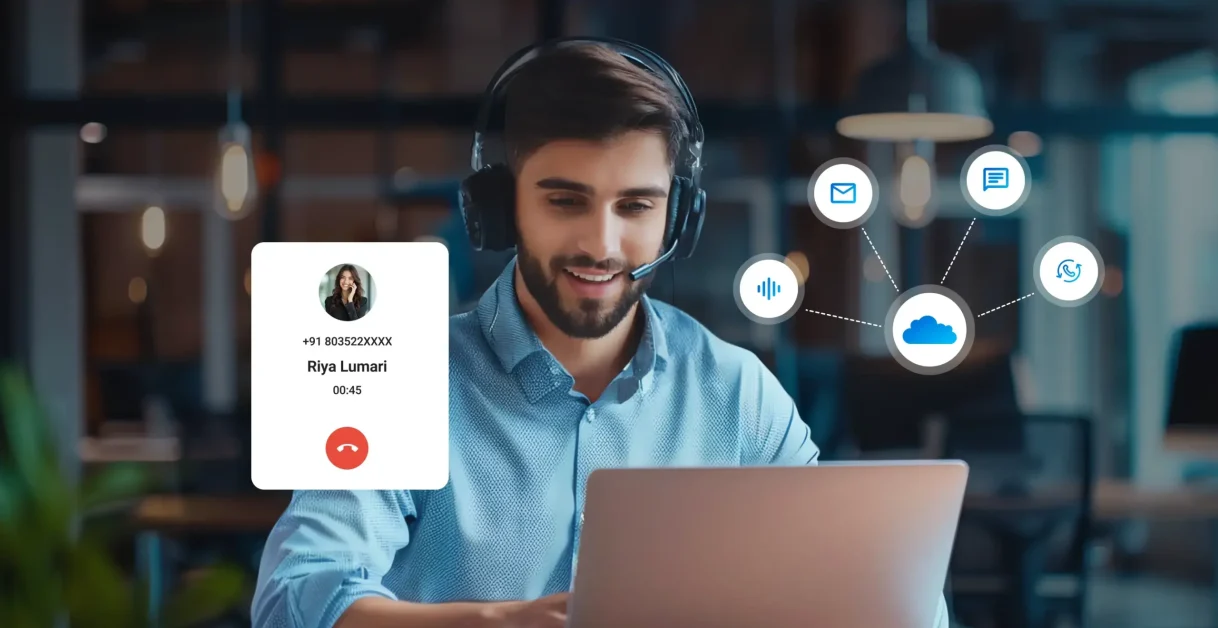 person managing calls - Future of Customer Experience