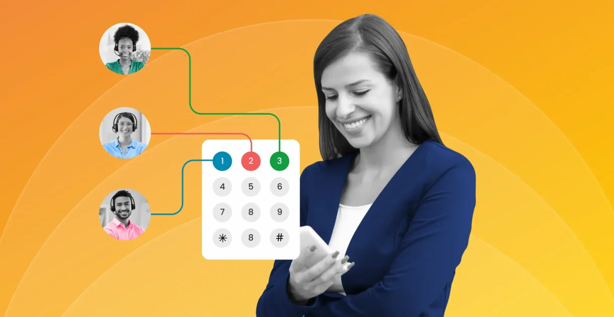 woman smiling - Aspect IVR