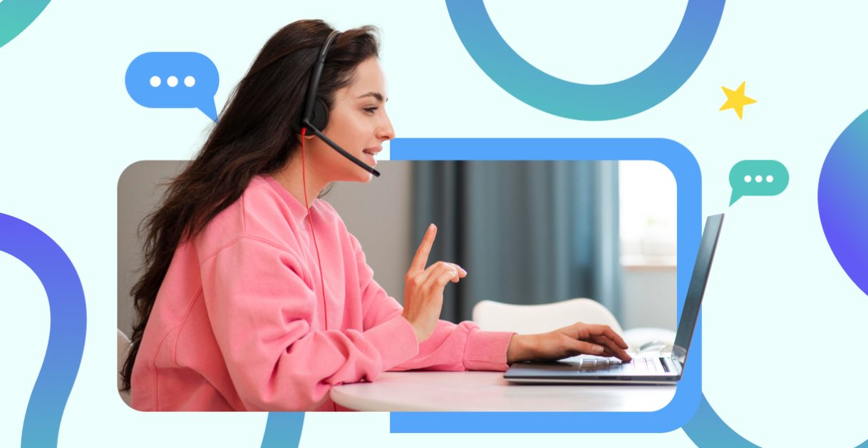woman giving support - Omnichannel Customer Support Tools