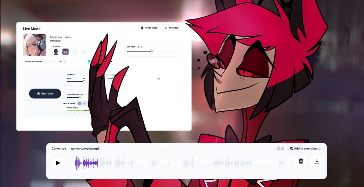 Alastor voice changer