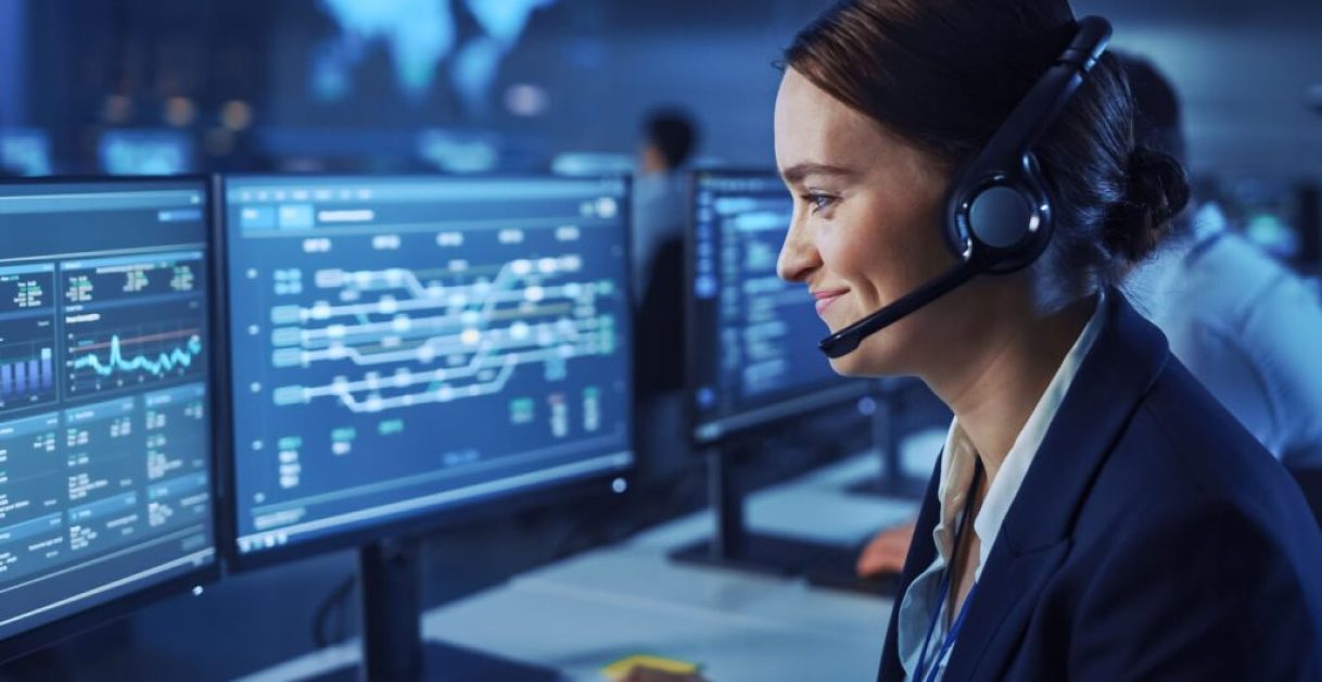 woman on support call - Five9 Competitors