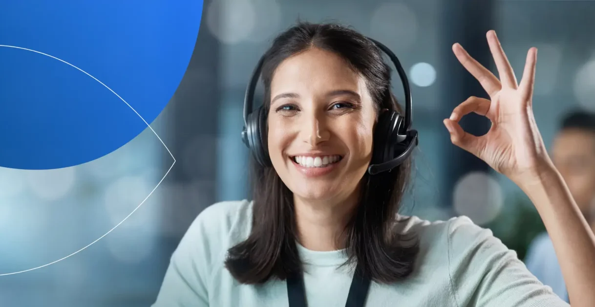 sales agent smiling - AI Sales Agents